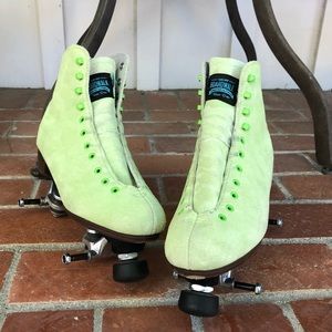 SURE GRIP KEY LIME USED BOARDWALK SKATES